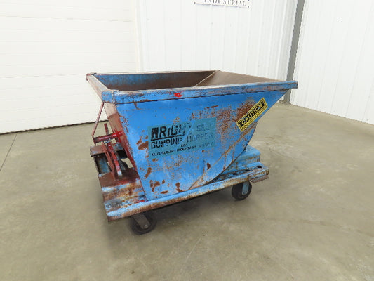 McCullough Wright Self Dumping Hopper 1/4" Yard 4000lb 2 Ton Rubber Wheels
