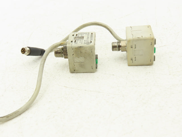 Numatics DPS280PNQ8 Digital Pneumatic Pressure Switch 12-24VDC 125mA Lot of 2