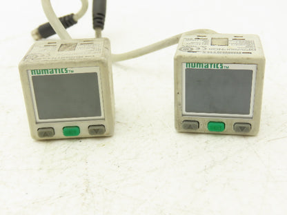 Numatics DPS280PNQ8 Digital Pneumatic Pressure Switch 12-24VDC 125mA Lot of 2