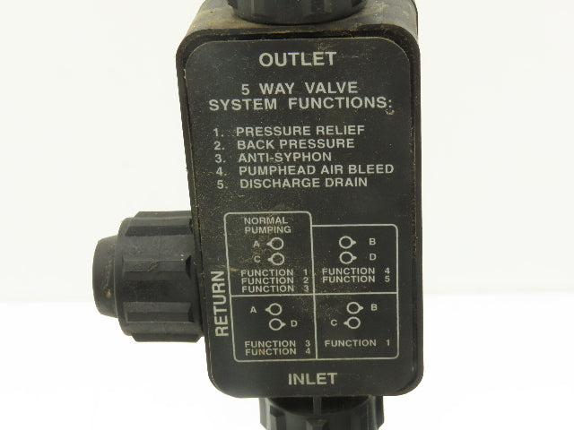 Pulsafeeder Pulsatron Electronic Dosing Metering Pump 12GPD 10 Bar 115VAC