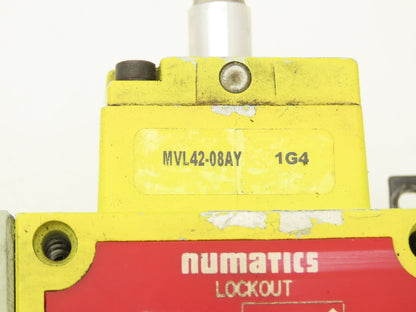 Numatics MVL42-08AY Pneumatic Modular Shutoff Valve w/ 2 Filters FlexiBlok