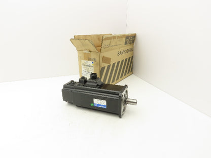 Sanyo Denki Q2AA10150VCP41 AC Servo Motor 1.5kw 200VAC 22mm Smooth Unkeyed Shaft
