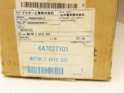 Sanyo Denki Q2AA10150VCP41 AC Servo Motor 1.5kw 200VAC 22mm Smooth Unkeyed Shaft