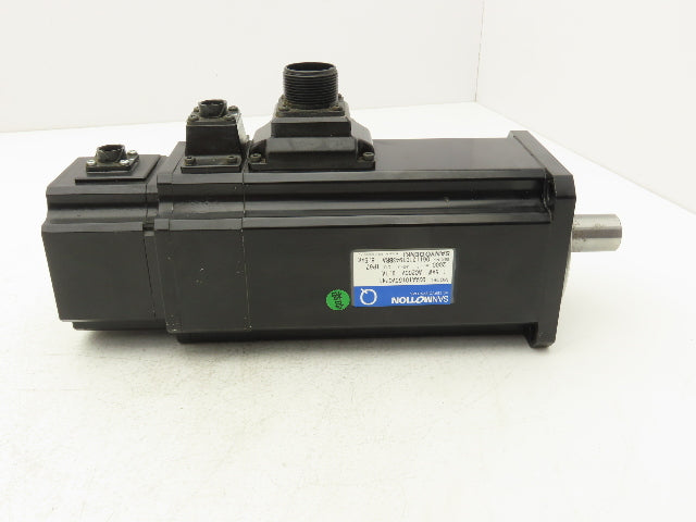 Sanyo Denki Q2AA10150VCP41 AC Servo Motor 1.5kw 200VAC 22mm Smooth Unkeyed Shaft