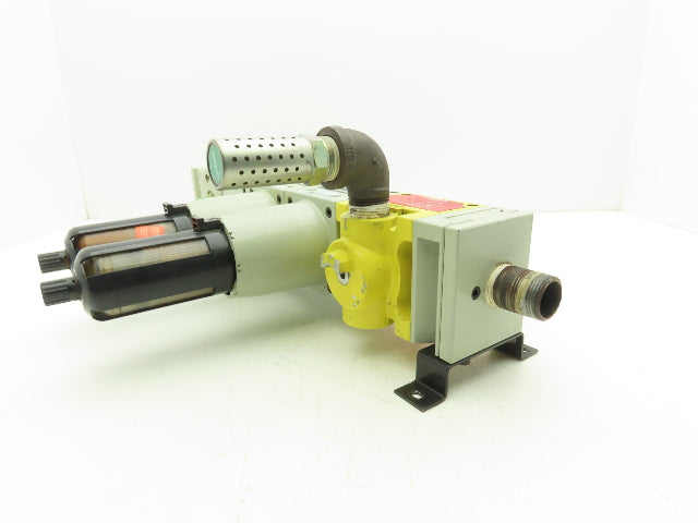 Numatics Pneumatic Air Modular Shutoff Valve w/2 Filters Regulator FlexiBlok