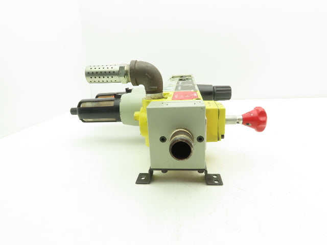 Numatics Pneumatic Air Modular Shutoff Valve w/2 Filters Regulator FlexiBlok