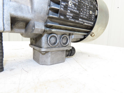 Rexroth Gearmotor Speed Reducer 47:1 Ratio .45kW 480V 36RPM Hex Shaft Hollow