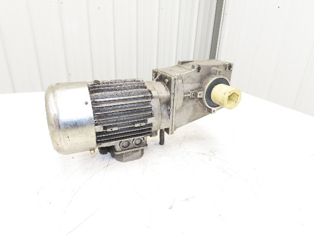 Rexroth Gearmotor Speed Reducer 47:1 Ratio .45kW 480V 36RPM Hex Shaft Hollow