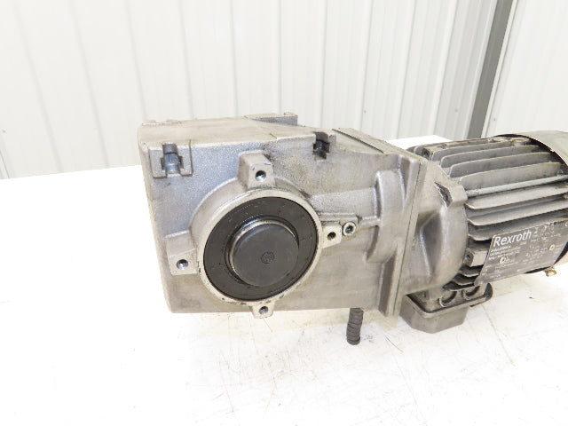 Rexroth Gearmotor Speed Reducer 47:1 Ratio .45kW 480V 36RPM Hex Shaft Hollow