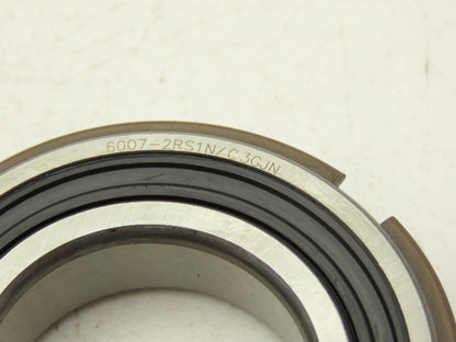 SKF 6007 2RSNRJEM Ball Bearing Deep Groove 35mm ID x 62mm OD x 14 mm W Lot of 2