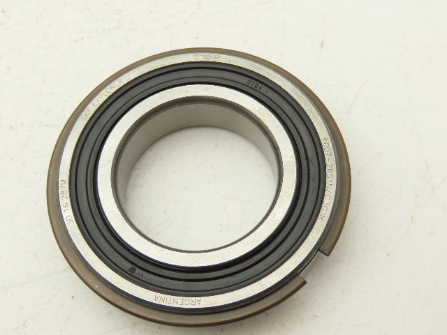 SKF 6007 2RSNRJEM Ball Bearing Deep Groove 35mm ID x 62mm OD x 14 mm W Lot of 2