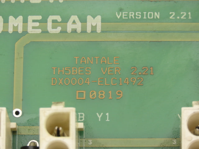 Amada TH5BES Promecam Printed Circuit Board Interface Tantale Control Ver 2.21