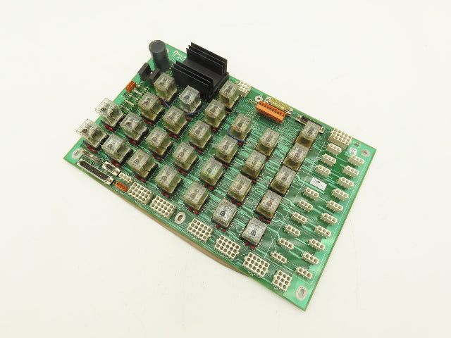 Amada EE 18523 HFB Printed Circuit Relay Board Press Brake Control Ver 2.21