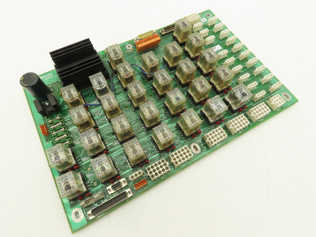 Amada EE 18523 HFB Printed Circuit Relay Board Press Brake Control Ver 2.21