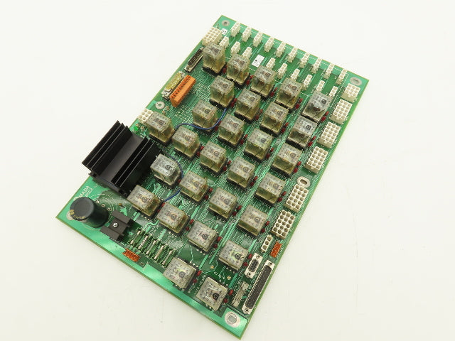 Amada EE 18523 HFB Printed Circuit Relay Board Press Brake Control Ver 2.21
