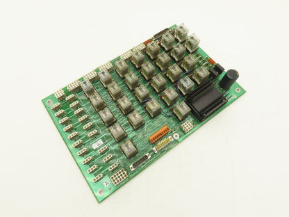 Amada EE 18523 HFB Printed Circuit Relay Board Press Brake Control Ver 2.21