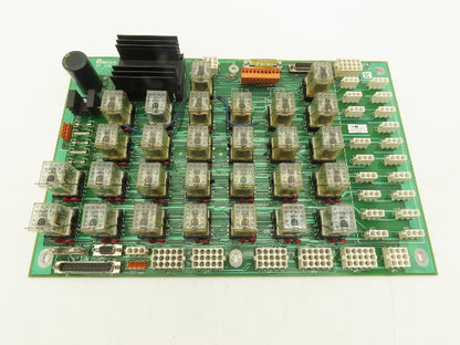 Amada EE 18523 HFB Printed Circuit Relay Board Press Brake Control Ver 2.21