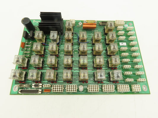 Amada EE 18523 HFB Printed Circuit Relay Board Press Brake Control Ver 2.21