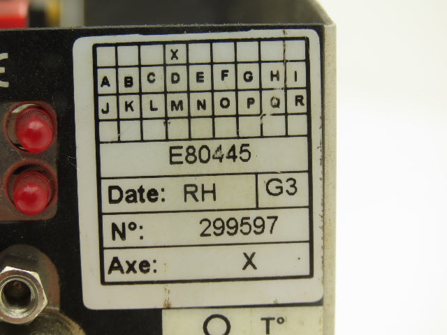 Infranor E80445 Servo Drive Amplifier Module AXE X
