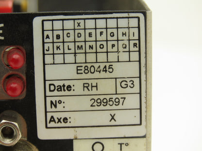 Infranor E80445 Servo Drive Amplifier Module AXE X