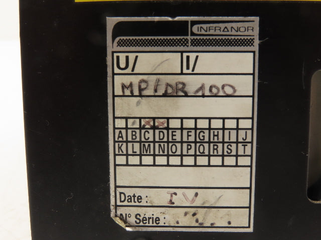 Infranor MP/DR 100A Servo Drive Power Supply Module 220VAC In 15VDC Out