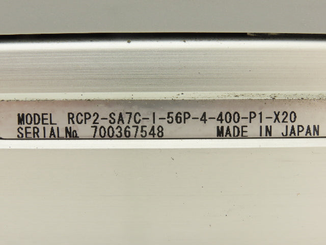 IAI RCP2-SA7C-I-56P-4-400-P1-X20 Robo Cylinder Actuator 4mm Lead 400mm Stroke