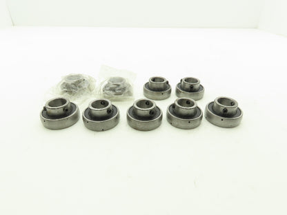 ELW AS204 Ball Insert Bearing 3/4" Bore Set Screw Locking 1.85" OD Lot of 9