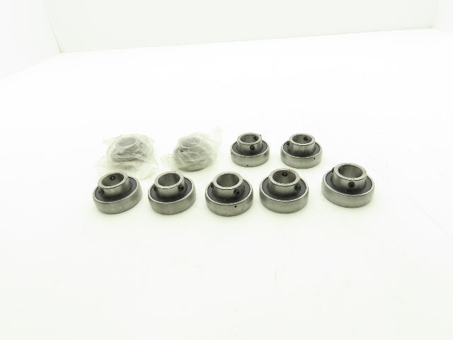 ELW AS204 Ball Insert Bearing 3/4" Bore Set Screw Locking 1.85" OD Lot of 9