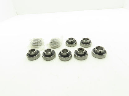 ELW AS204 Ball Insert Bearing 3/4" Bore Set Screw Locking 1.85" OD Lot of 9