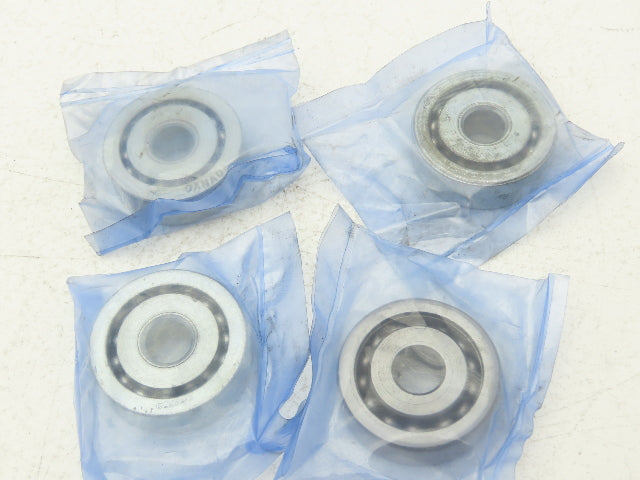 General A3256-UNK Ball Bearing Unground 1/2" ID x 1-3/4" OD x 9/16" W  Lot of 4