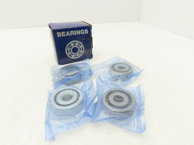 General A3256-UNK Ball Bearing Unground 1/2" ID x 1-3/4" OD x 9/16" W  Lot of 4