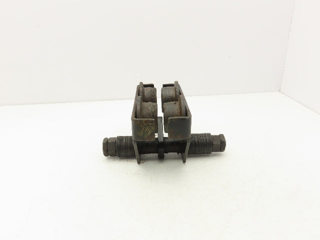 CM 633 Series 1/2 Ton Plain Type Manual Push Trolley 2-1/2"-5-5/8" Flange 1000Lb