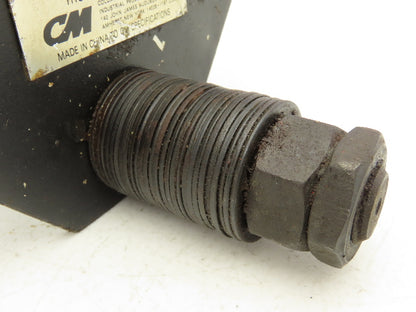CM 633 Series 1/2 Ton Plain Type Manual Push Trolley 2-1/2"-5-5/8" Flange 1000Lb
