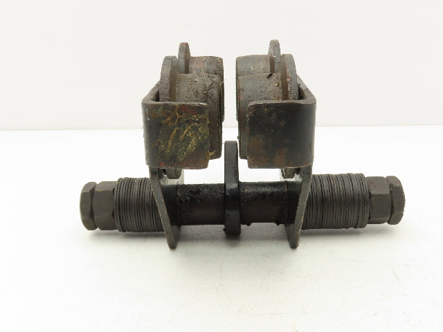 CM 633 Series 1/2 Ton Plain Type Manual Push Trolley 2-1/2"-5-5/8" Flange 1000Lb