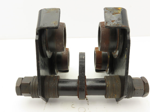 CM 633 Series 1/2 Ton Plain Type Manual Push Trolley 2-1/2"-5-5/8" Flange 1000Lb