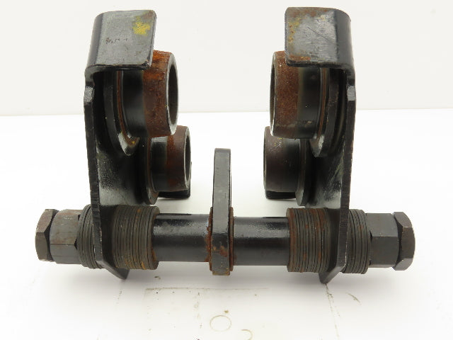 CM 633 Series 1/2 Ton Plain Type Manual Push Trolley 2-1/2"-5-5/8" Flange 1000Lb