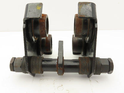 CM 633 Series 1/2 Ton Plain Type Manual Push Trolley 2-1/2"-5-5/8" Flange 1000Lb
