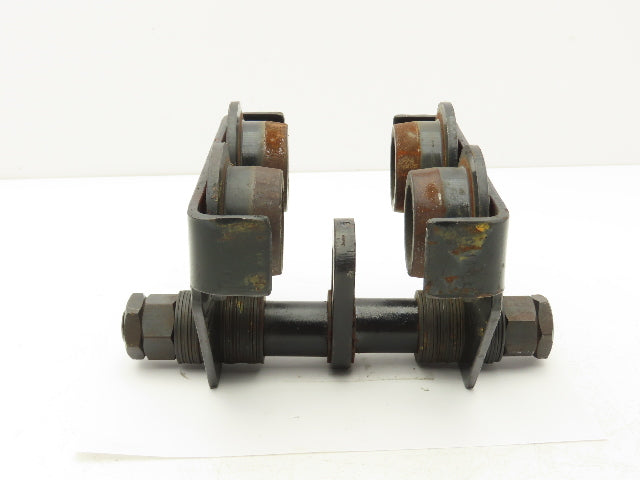 CM 633 Series 1/2 Ton Plain Type Manual Push Trolley 2-1/2"-5-5/8" Flange 1000Lb