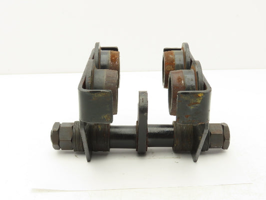 CM 633 Series 1/2 Ton Plain Type Manual Push Trolley 2-1/2"-5-5/8" Flange 1000Lb