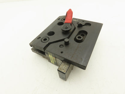 902000 Brake Press Tool Die Holder Clamp With Two Holders 1/2" Tang