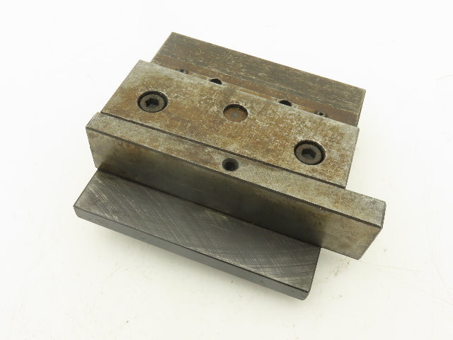 902000 Brake Press Tool Die Holder Clamp With Two Holders 1/2" Tang