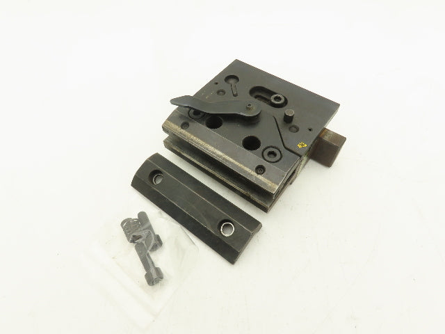 902000 Brake Press Tool Die Holder Clamp With Two Holders 1/2" Tang
