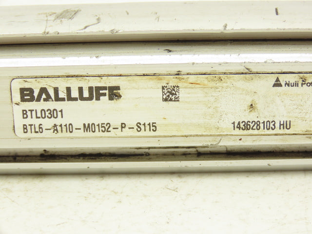 Balluff BTL0301 Micropulse Magnetostrictive Linear Transducer