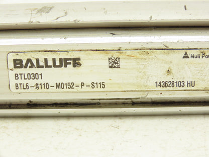 Balluff BTL0301 Micropulse Magnetostrictive Linear Transducer