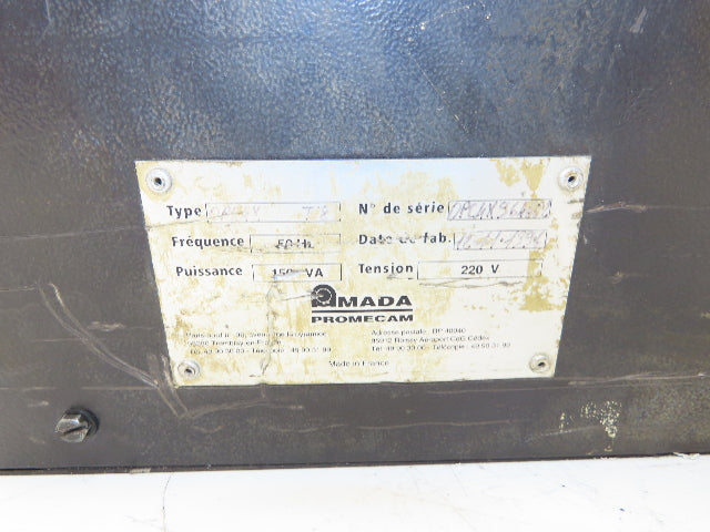 Amada HFB Series CNC Bender HMI Controller Panel W/Display Monitor