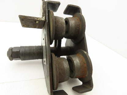 CM 633 Series 1/2 Ton Plain Type Manual Push Trolley 2-1/2"-5-5/8" Flange 1000Lb