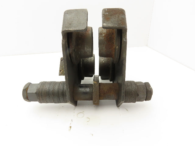 CM 633 Series 1/2 Ton Plain Type Manual Push Trolley 2-1/2"-5-5/8" Flange 1000Lb