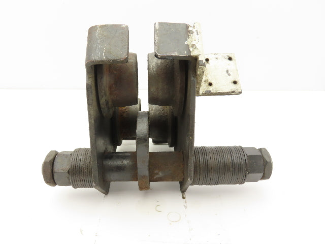 CM 633 Series 1/2 Ton Plain Type Manual Push Trolley 2-1/2"-5-5/8" Flange 1000Lb