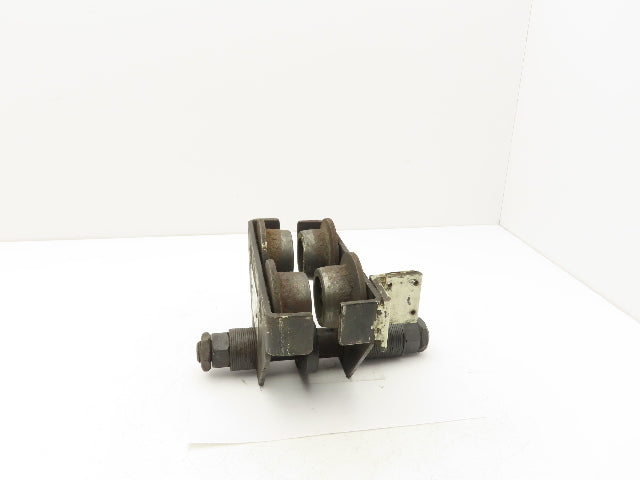 CM 633 Series 1/2 Ton Plain Type Manual Push Trolley 2-1/2"-5-5/8" Flange 1000Lb