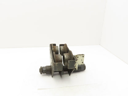CM 633 Series 1/2 Ton Plain Type Manual Push Trolley 2-1/2"-5-5/8" Flange 1000Lb